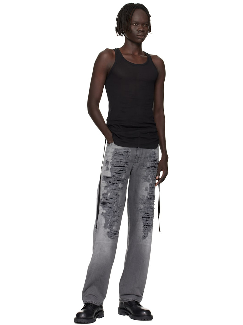 Ann Demeulemeester Black Skagi Ankle Boots outlook