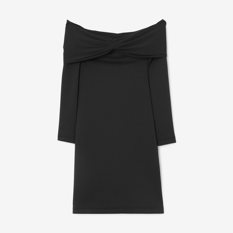 Gathered Stretch Jersey Dress 1