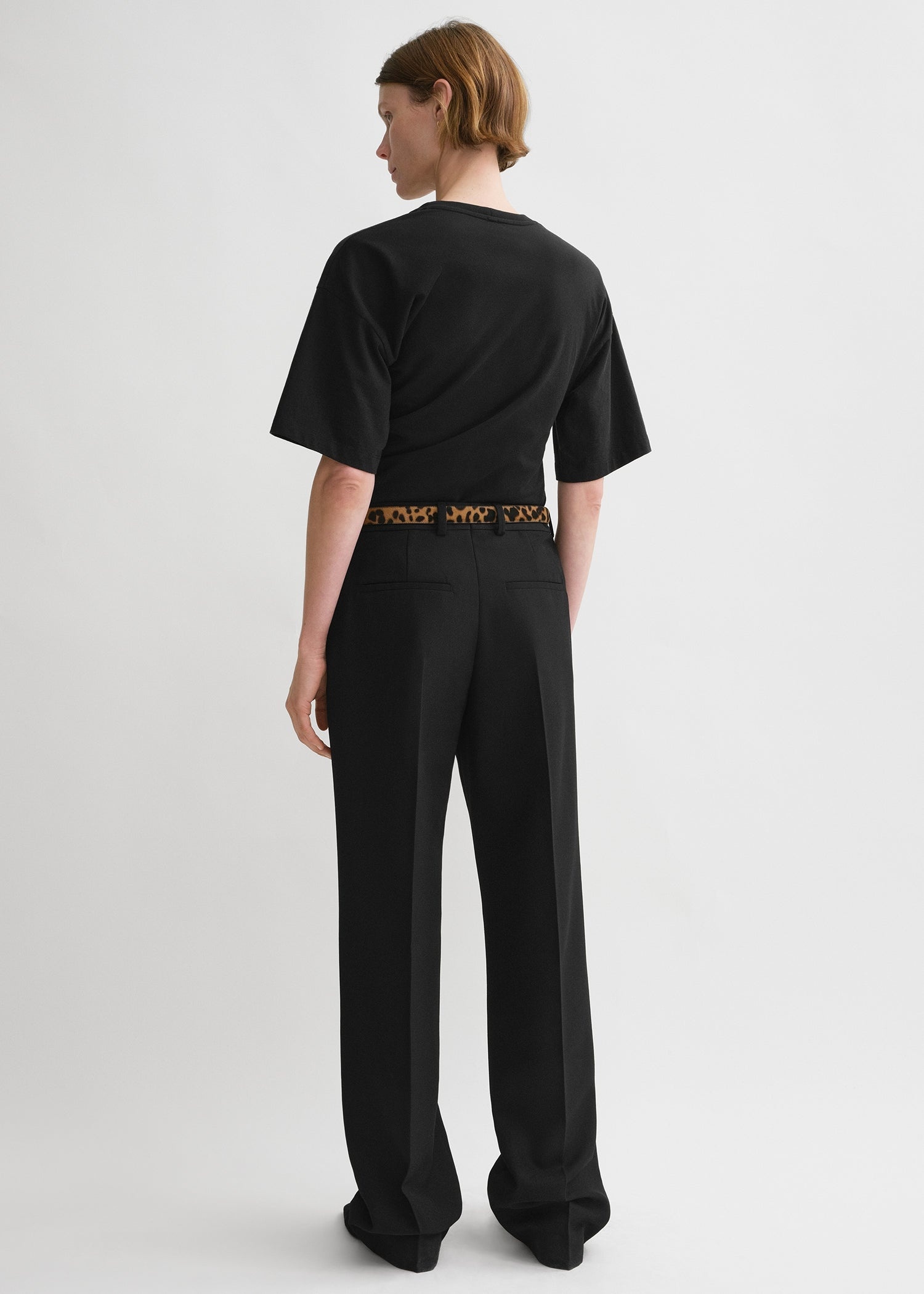 Twisted jersey tee black - 4