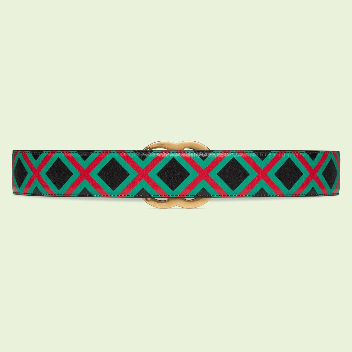 Criss-cross belt with Double G - 5