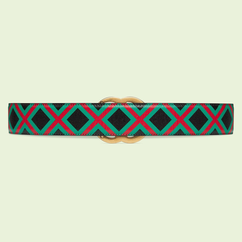 Criss-cross belt with Double G 5