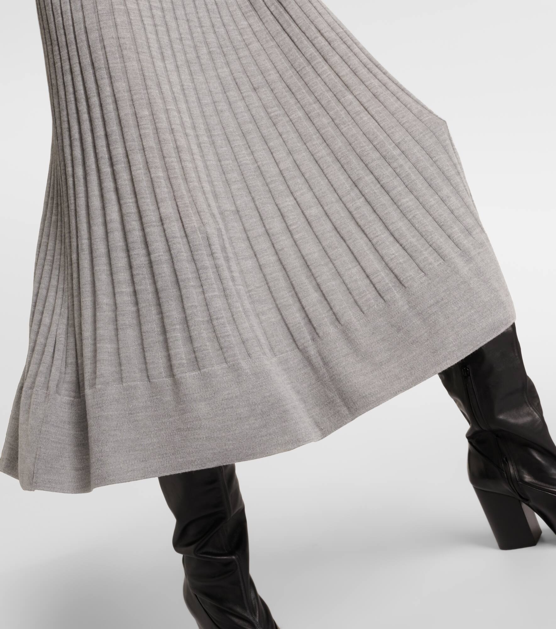 Eden wool-blend midi dress - 6