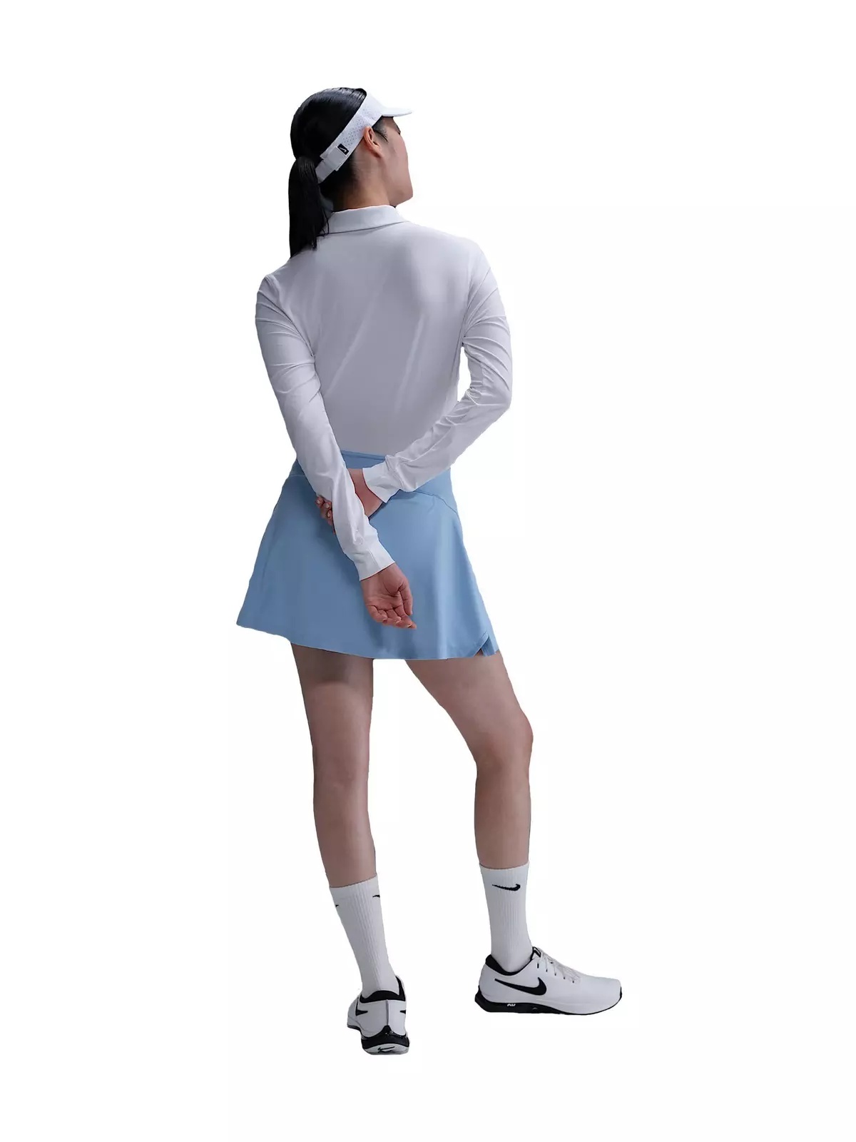 Women's Victory Dri-FIT Long-Sleeve Polo - White - 5