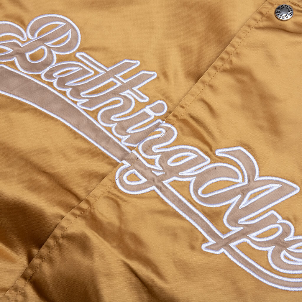 BASEBALL VARSITY JACKET - BEIGE - 4