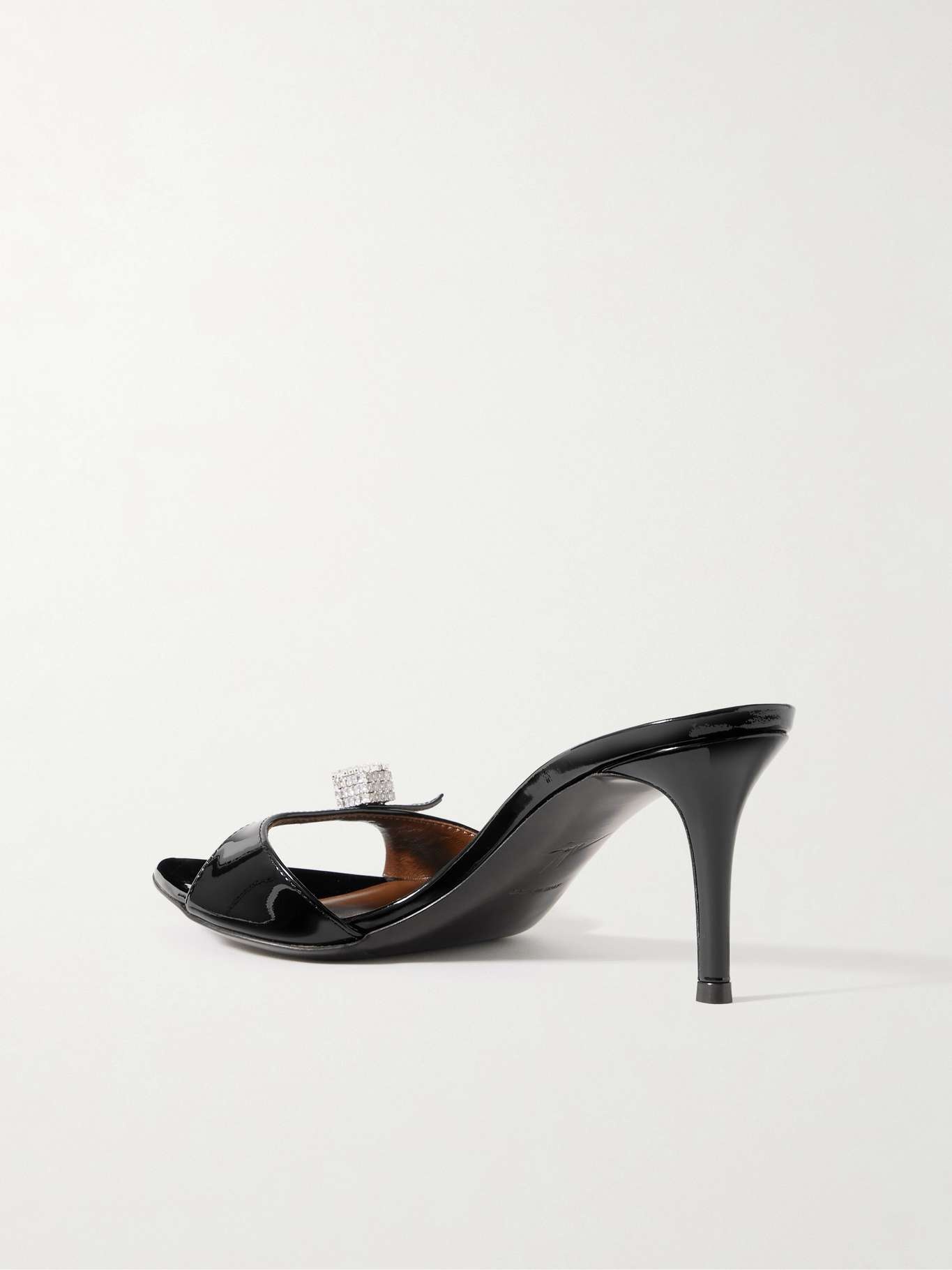 Clandestino embellished patent-leather mules - 3