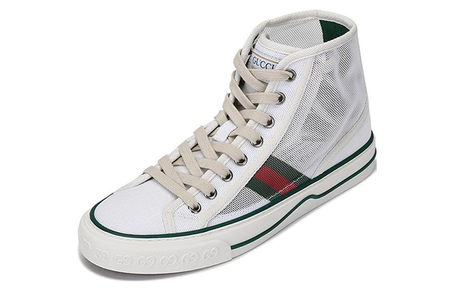(WMNS) Gucci Tennis 1977 High Top Sneakers 'Mesh White' 663579-2WB10-9070 - 3