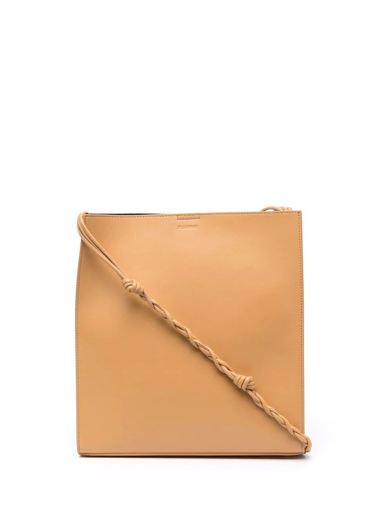 Tangle embossed-logo leather bag 1