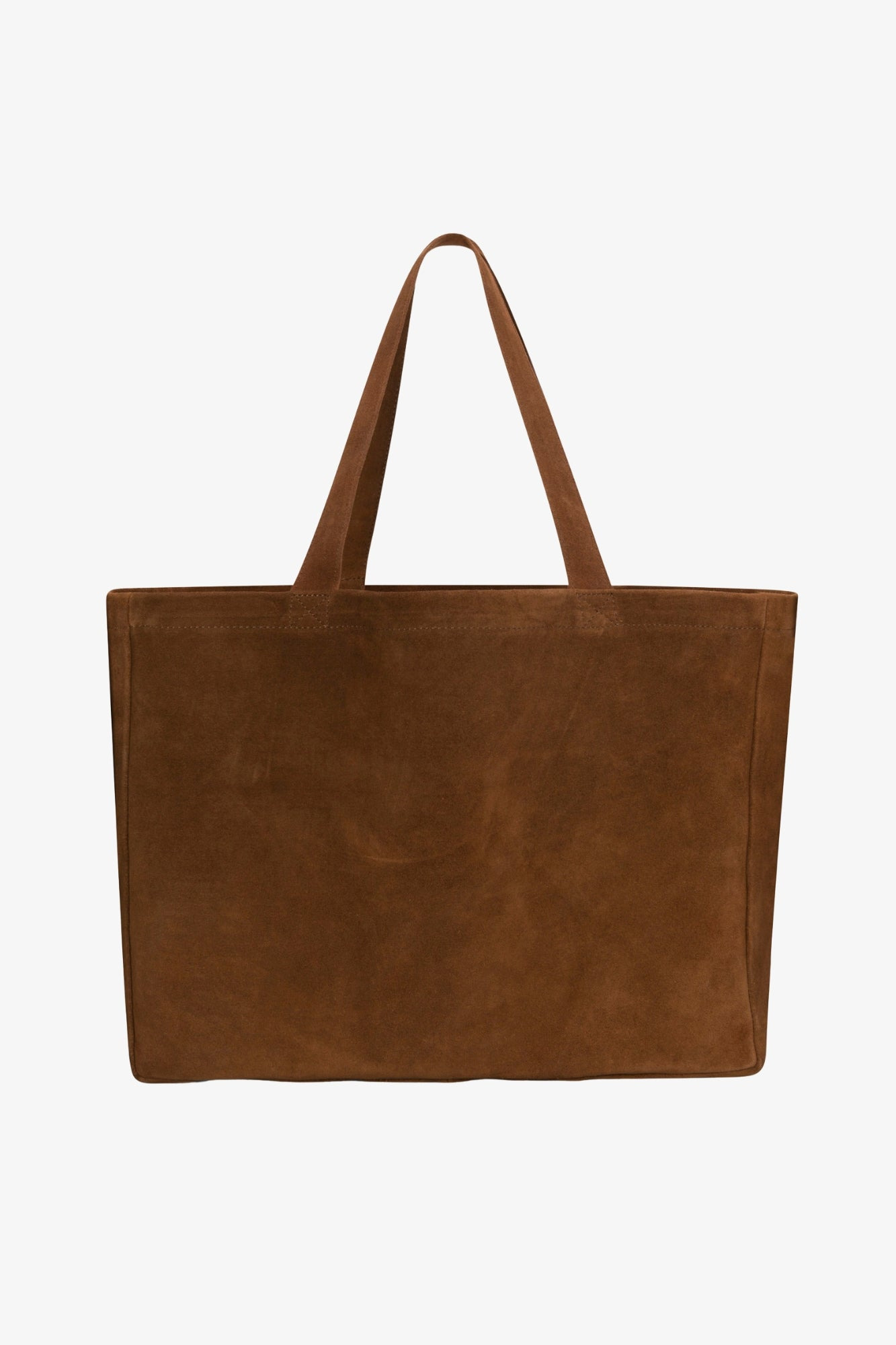 COGNAC SUEDE EVERYDAY TOTE - 5