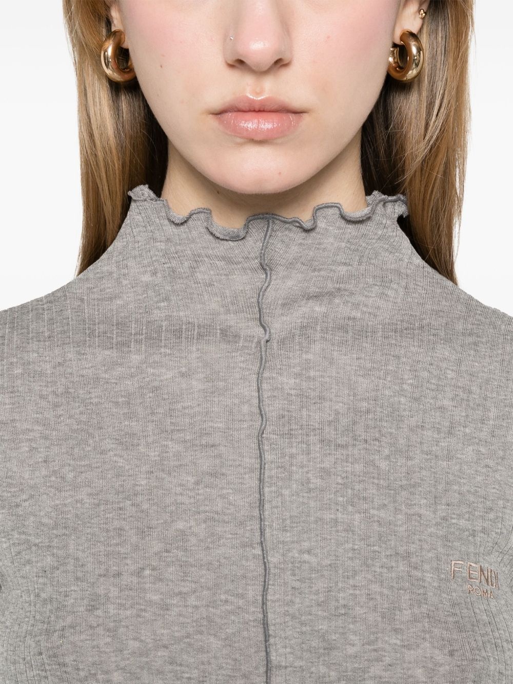 ribbed-knit top - 5