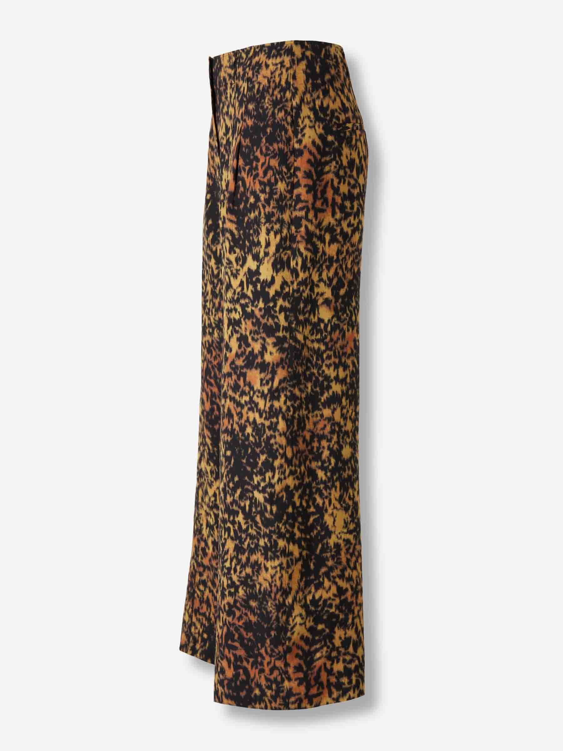 WIDE LEOPARD PANTS - 2