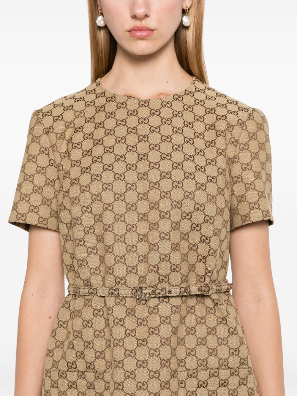 GG Supreme mini dress - 5