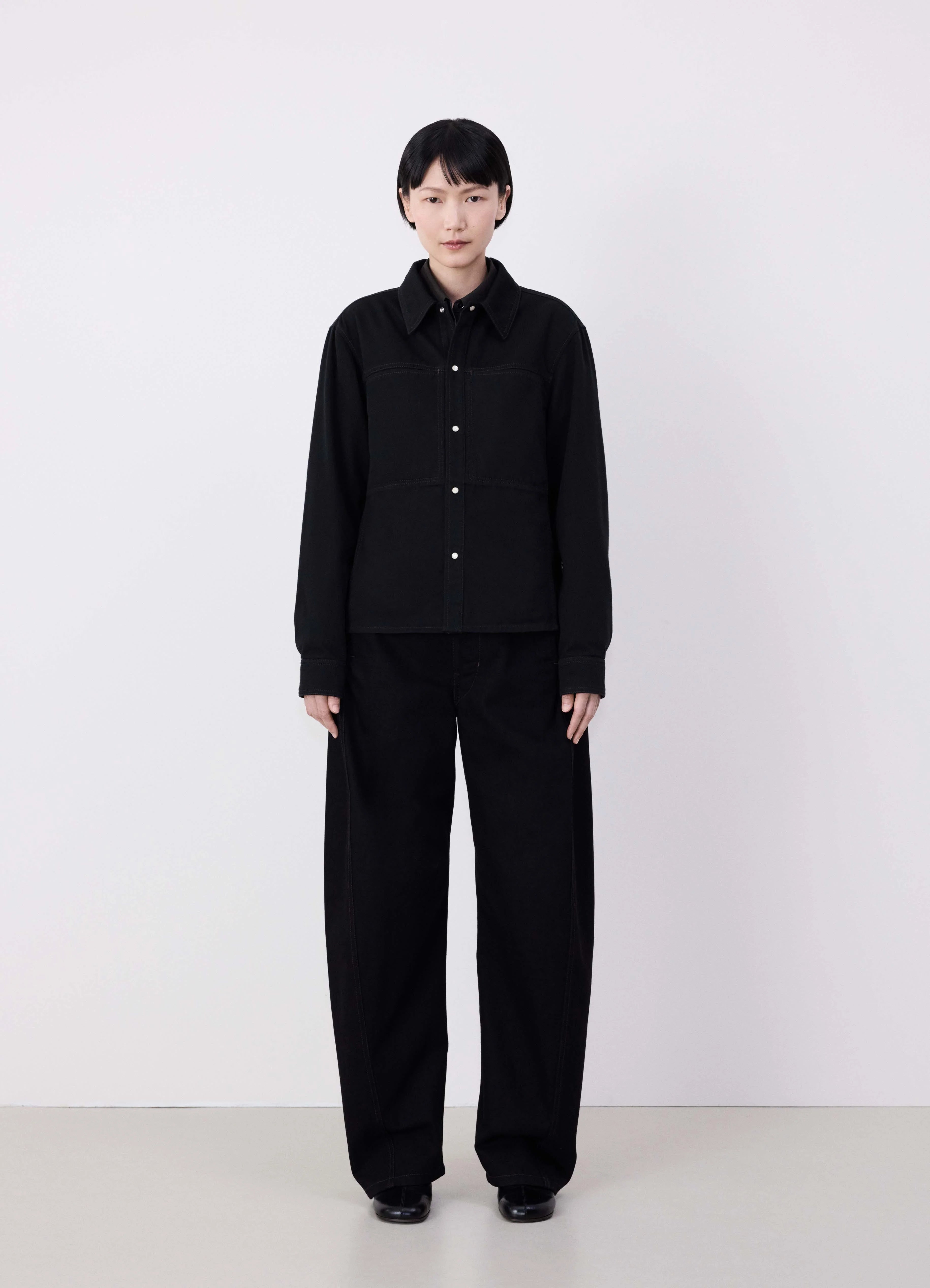 FITTED DENIM SHIRT - 2