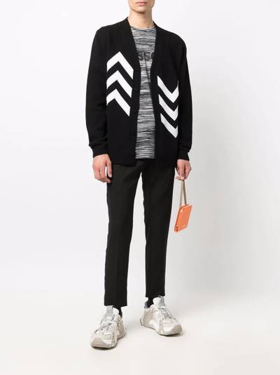 Missoni chevron-print cardigan outlook