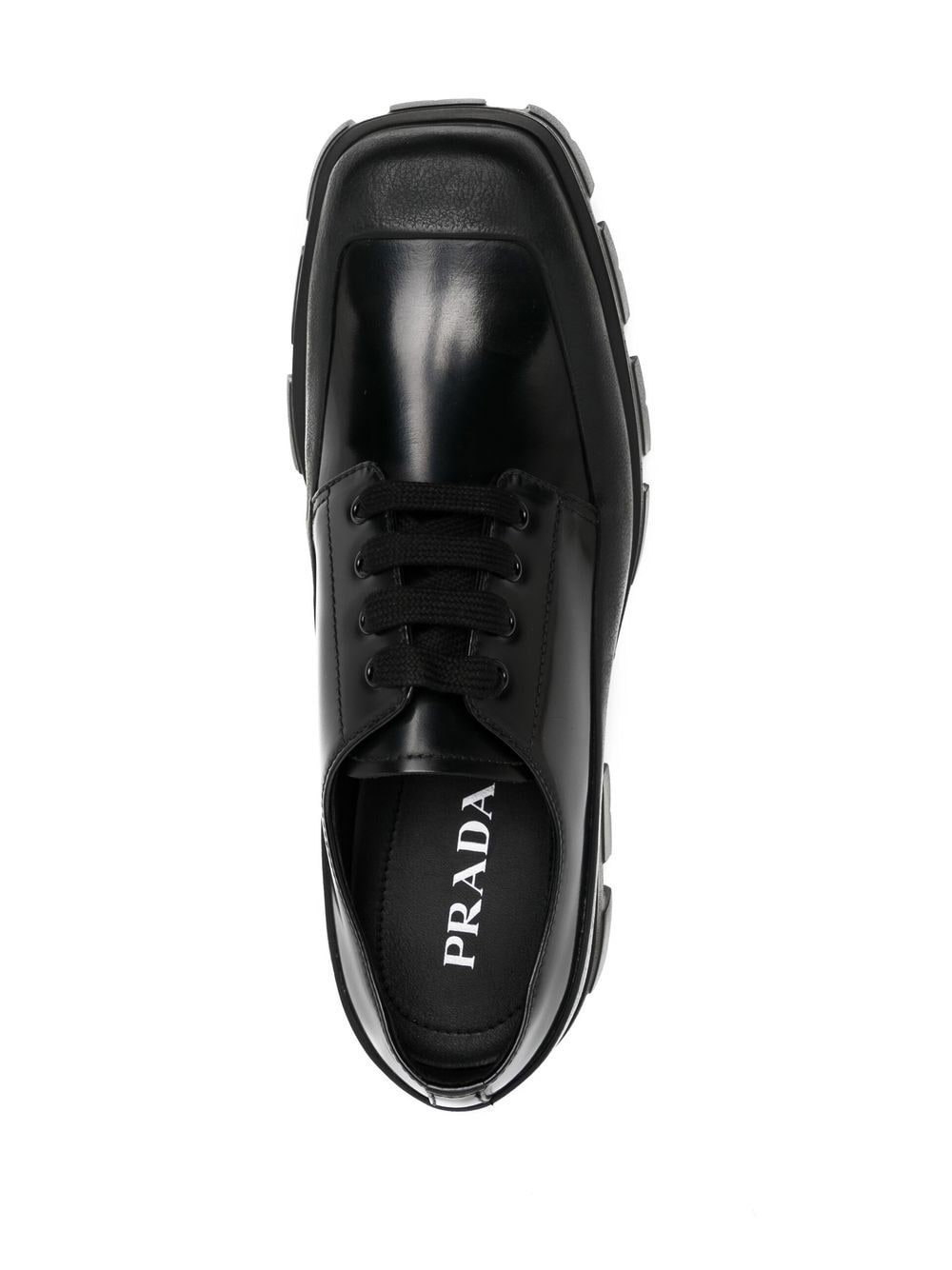 brushed Derby shoes - 4