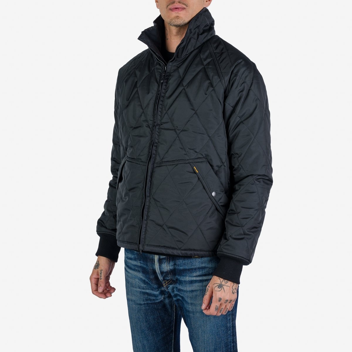 IHJ-127-BLK Primaloft® Quilted Rider's Jacket - Black - 2