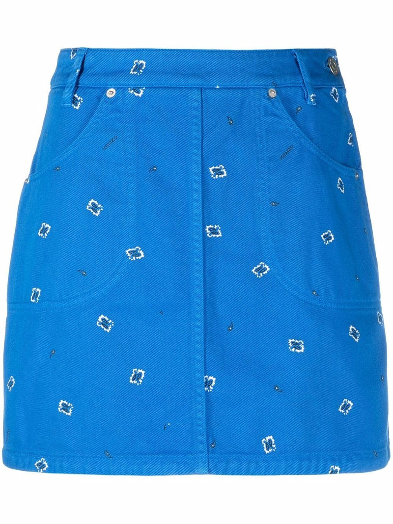 paisley-print skirt 1