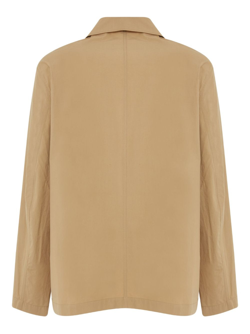 three-button patch-pocket jacket - 5