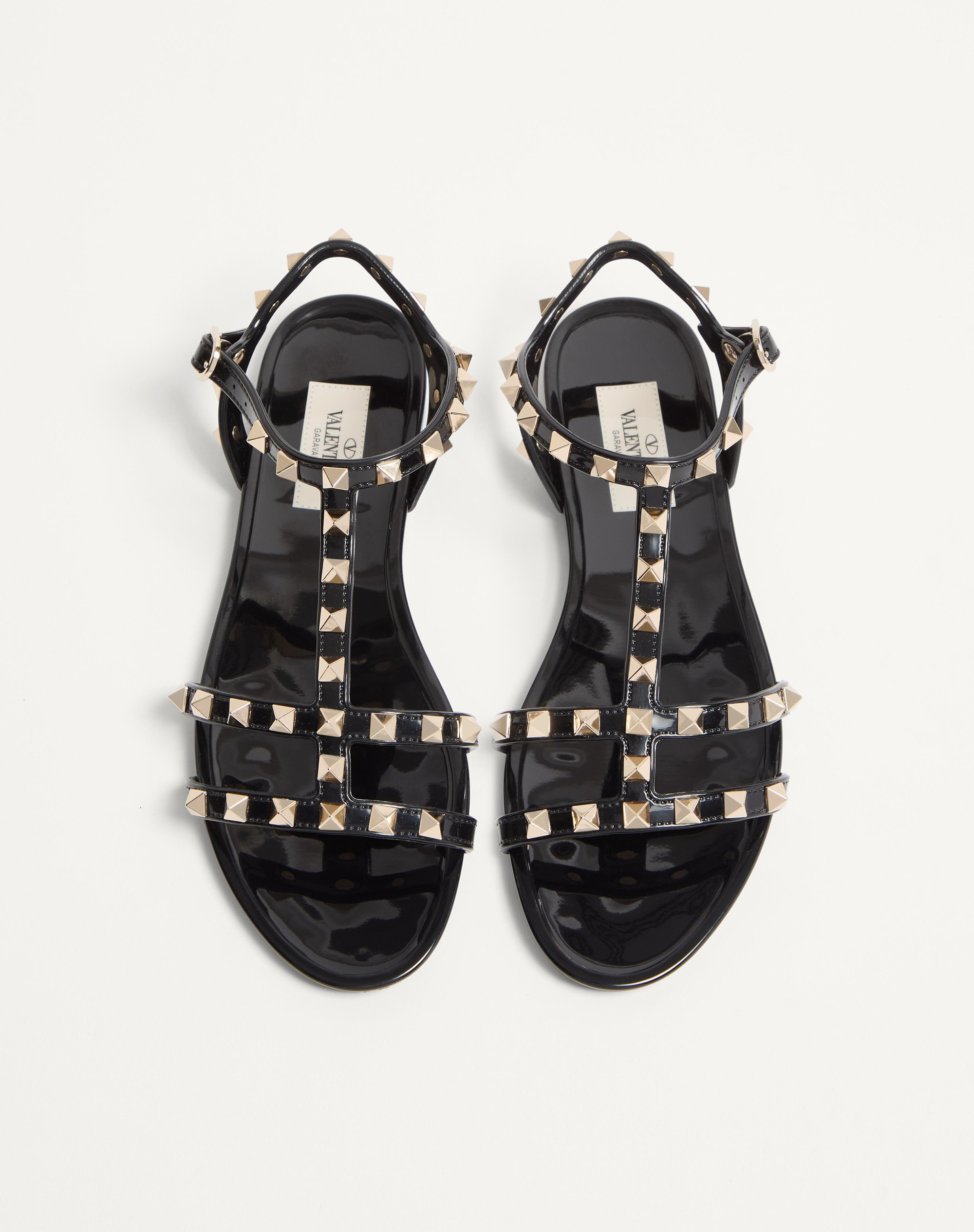ROCKSTUD FLAT RUBBER SANDAL - 4