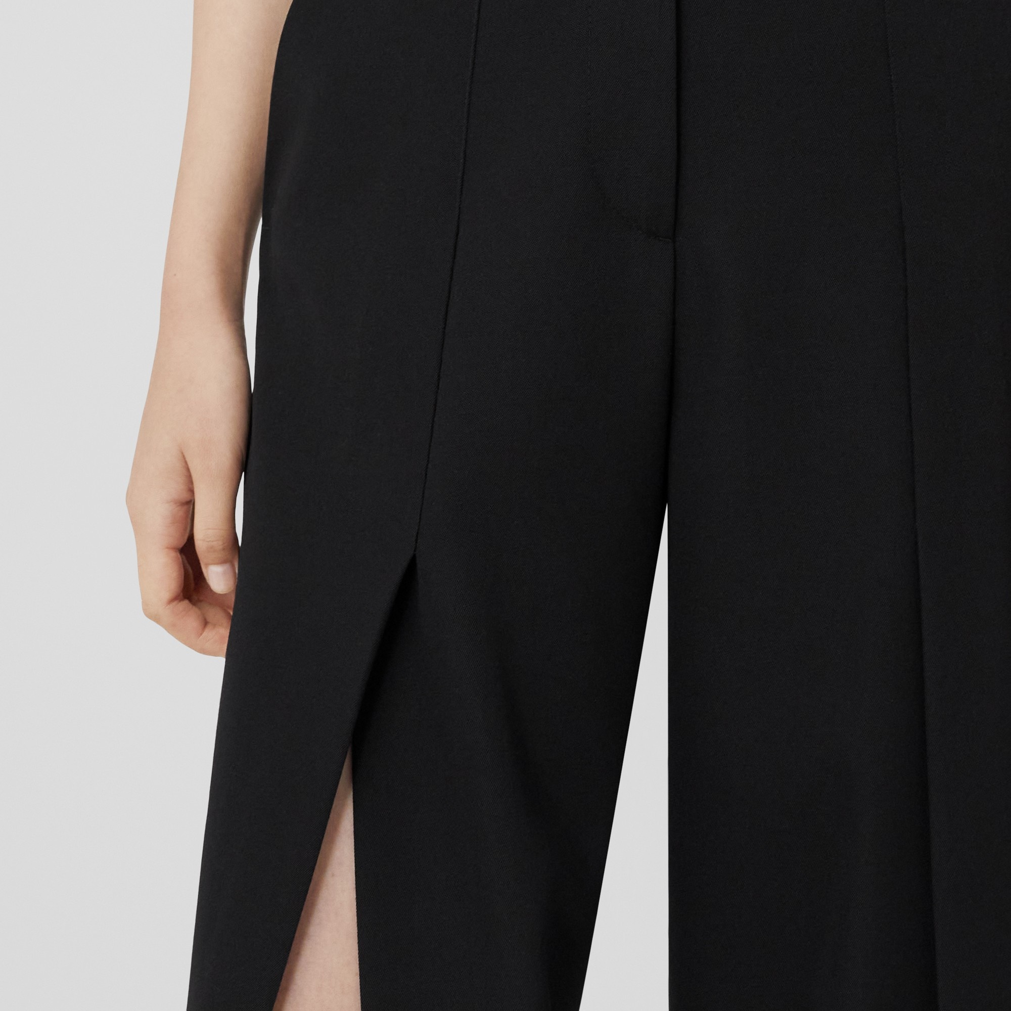 Grain de Poudre Wool Wide-leg Trousers - 2