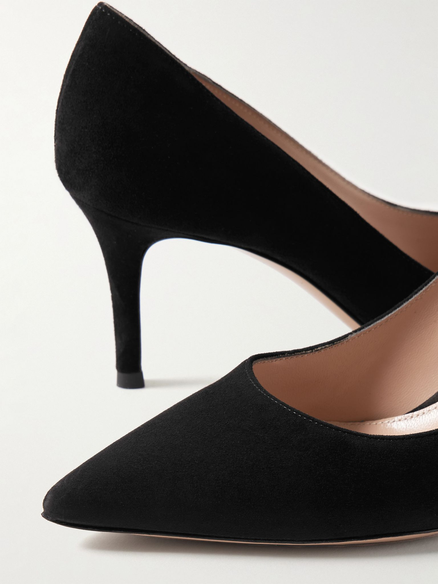 Gianvito 70 suede pumps Black - 4
