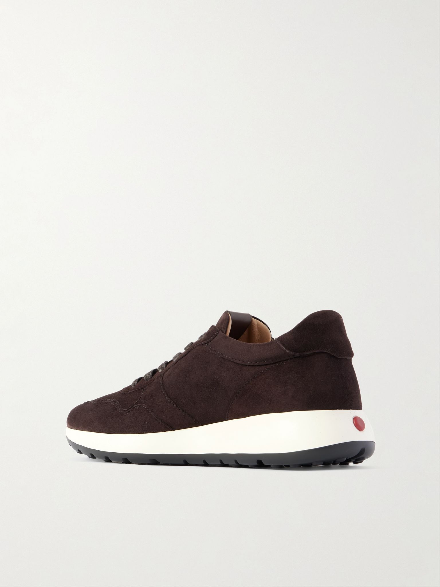 Suede Sneakers Dark brown - 4