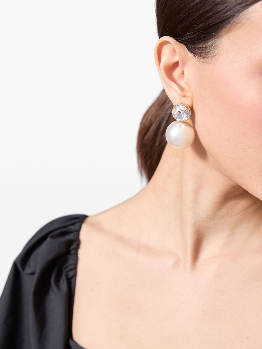 pearl drop earrings - 2