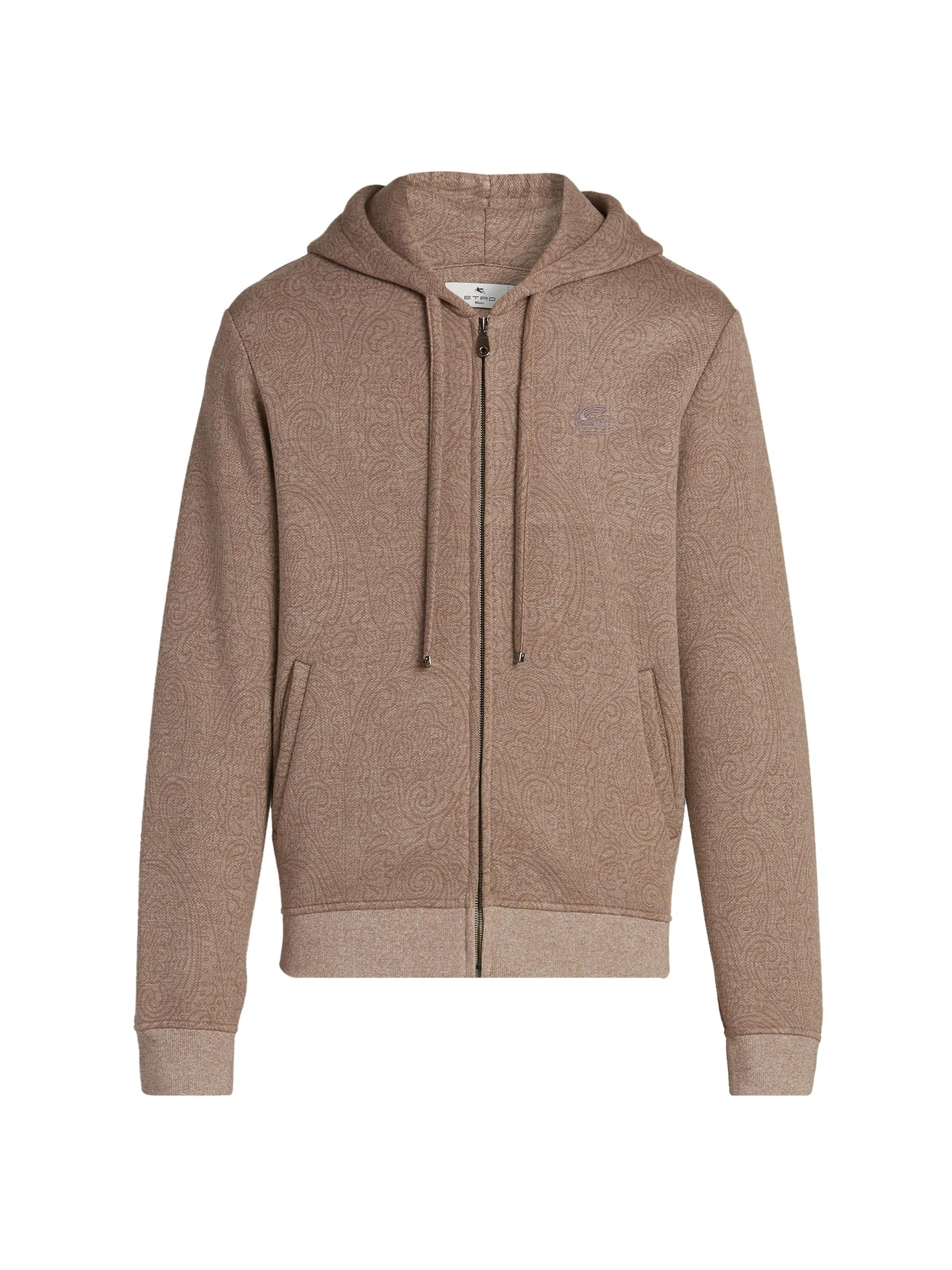 Men's Paisley Zip Hoodie - Bicolour - 1