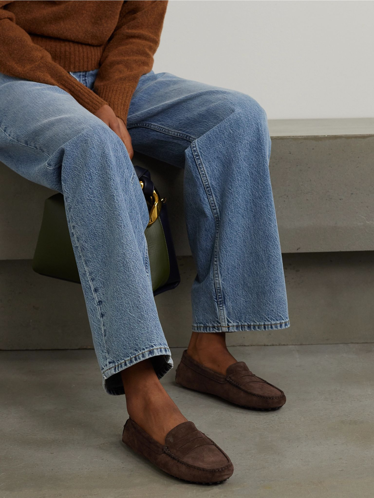 Gommino suede loafers Brown - 2