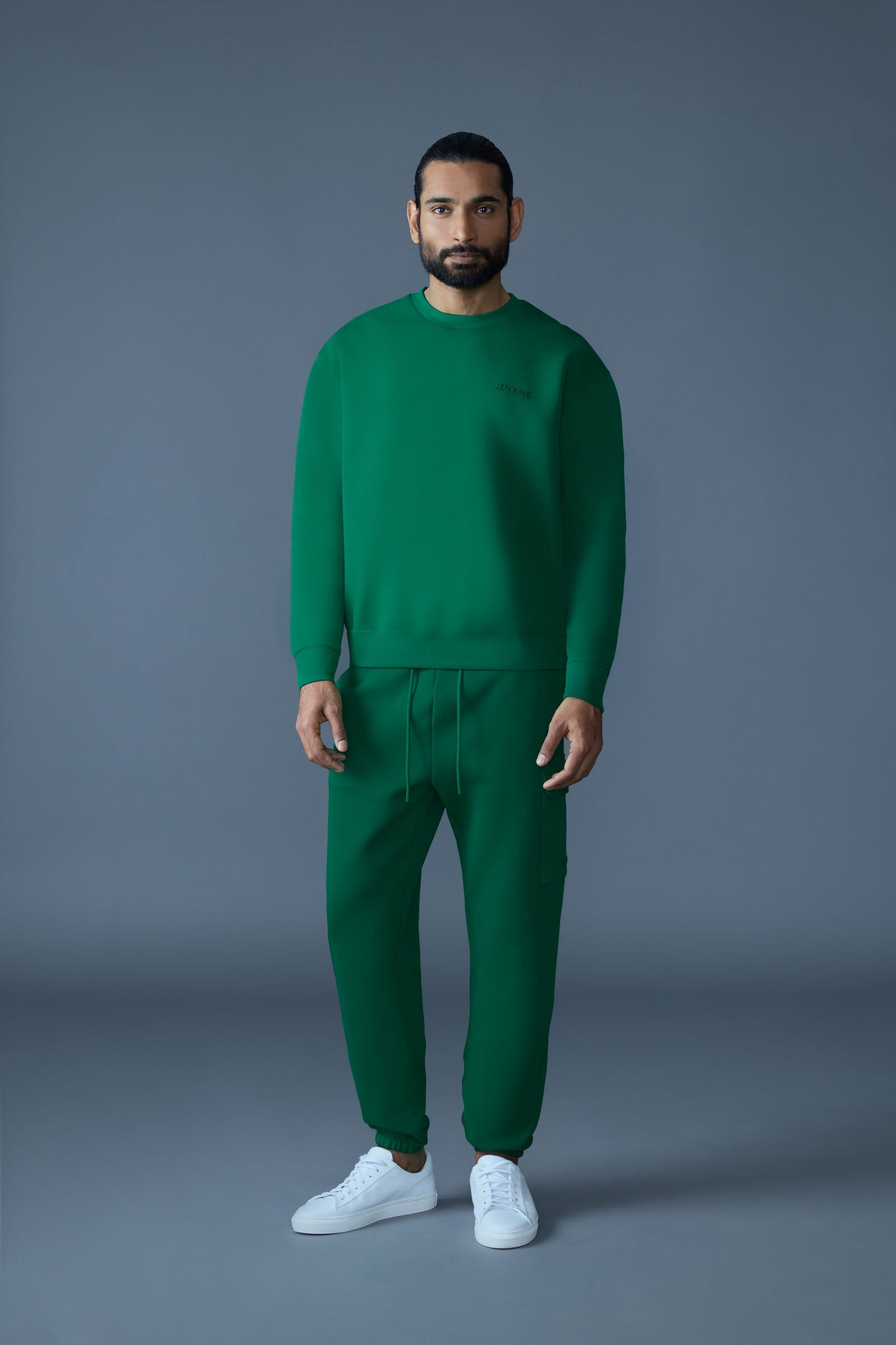 MARVIN-R Double face jersey cargo sweatpants - 2