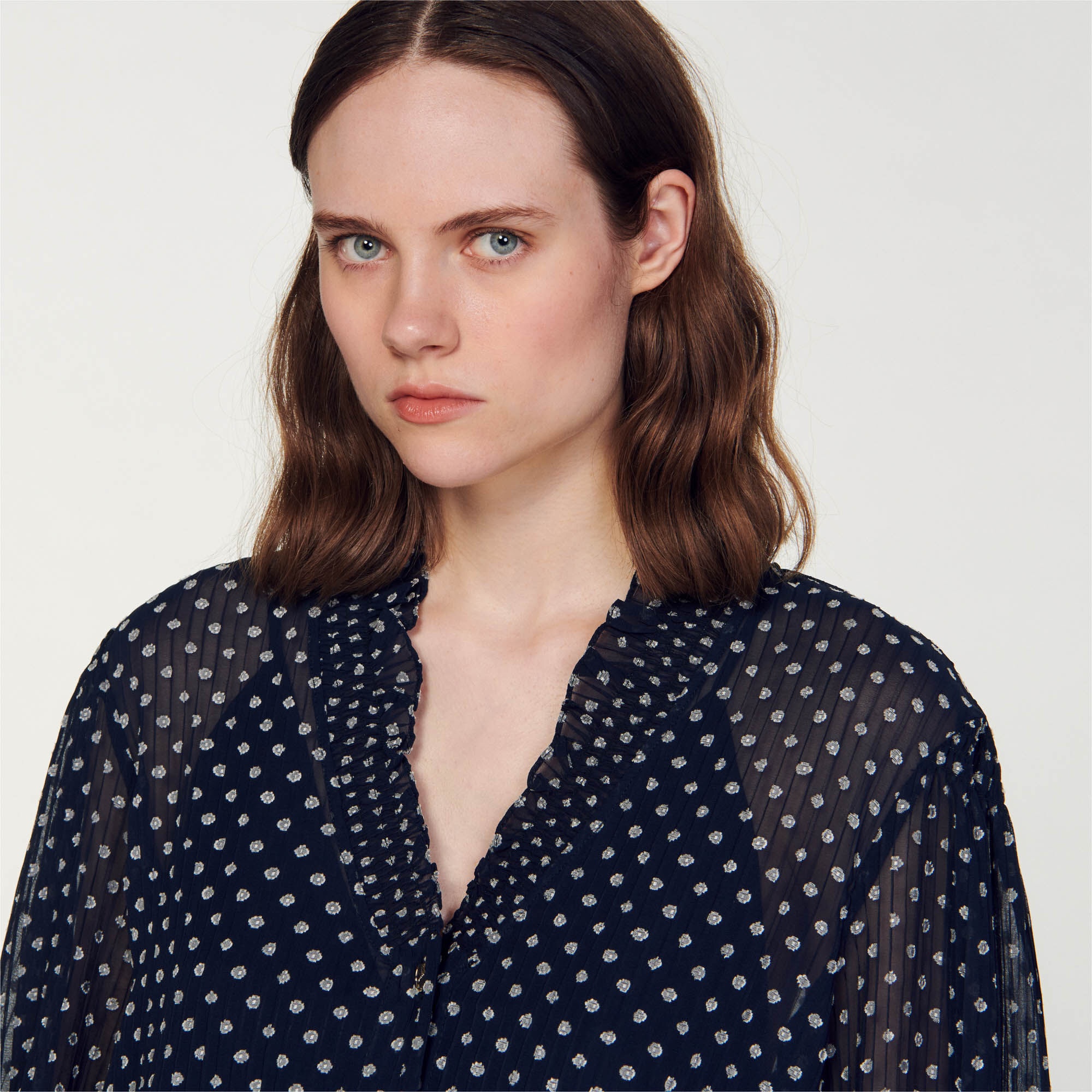 SHORT POLKA DOT DRESS - 4