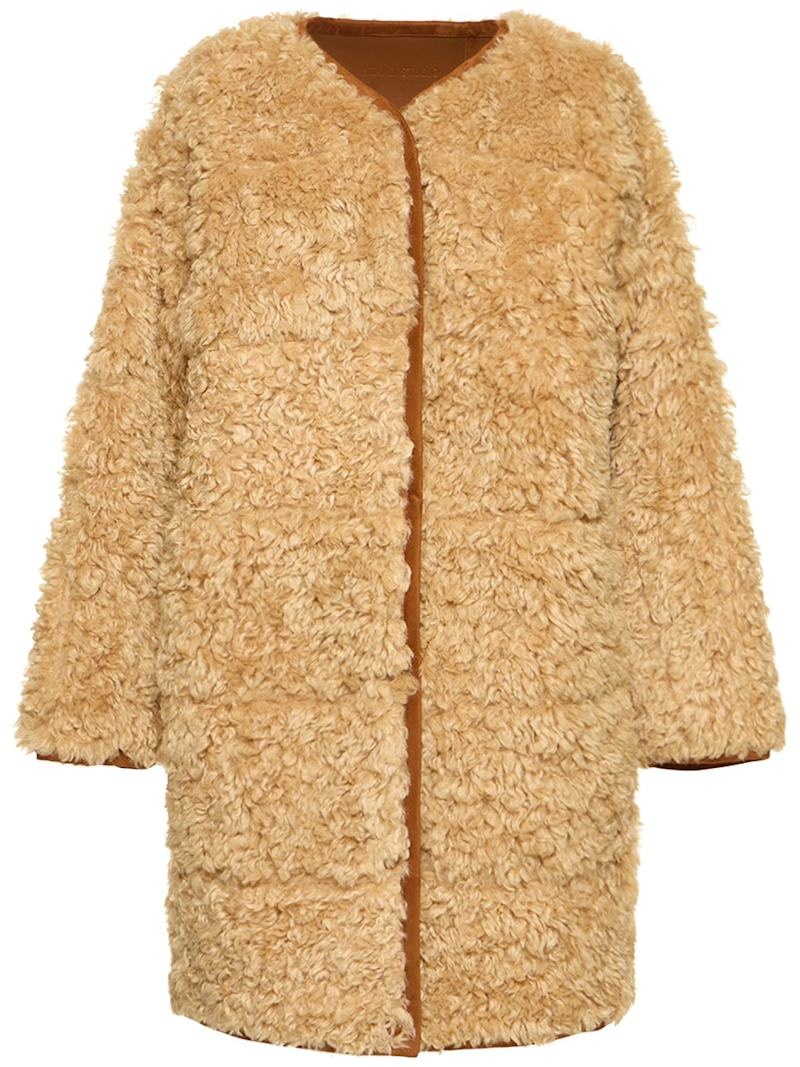 ★STAND STUDIO★ Paola Reversible Fake Fur Shearling Coat Be STAND STUDIO Paola faux shearling coat | luisaviaroma