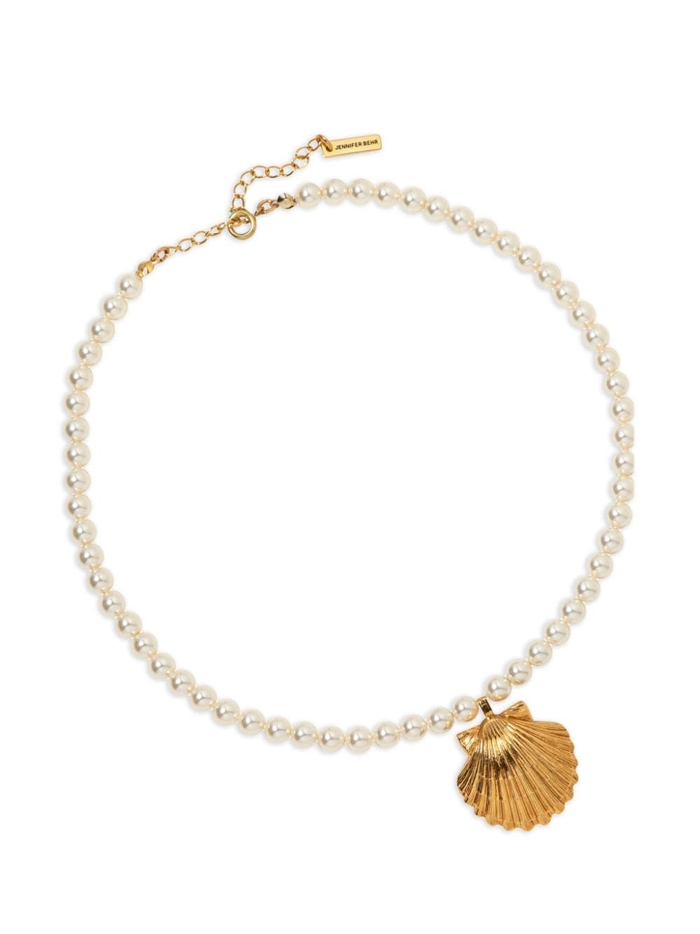 Siren shell-pendant necklace - 2