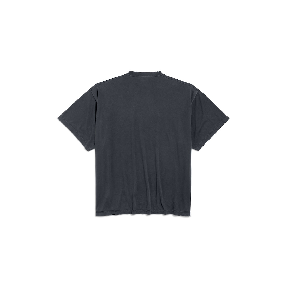 Fashion Designer Oversized T-shirt in Faded Black - 6