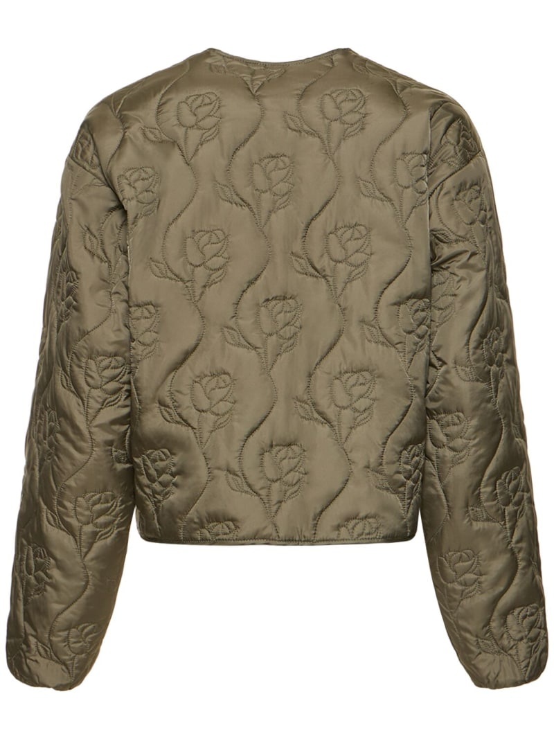 Quilted nylon short jacket - 6