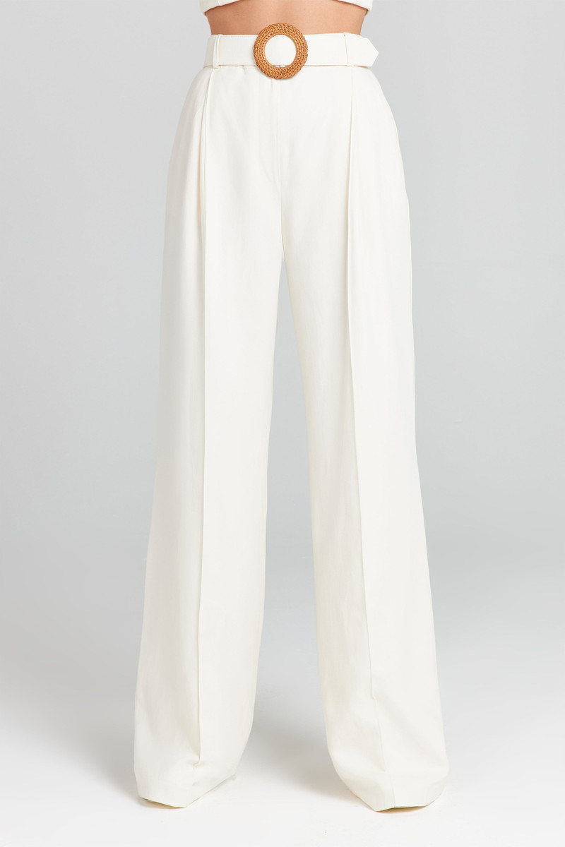 NADINE MERABI Claudia White Pants outlook