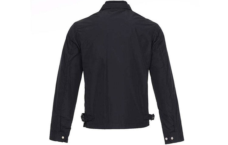 Men's Burberry waterproof Stand Collar Jacket Black 39987701 - 2