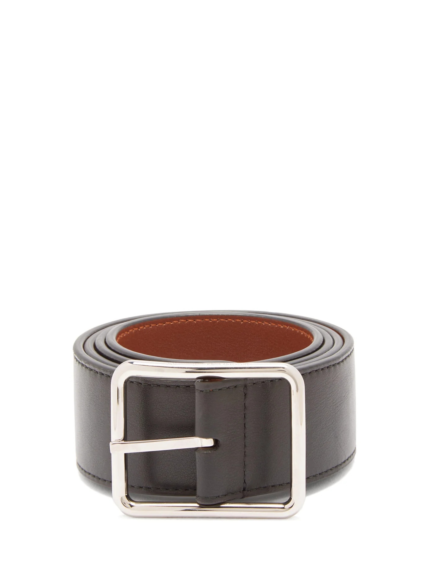 Reversible leather belt - 1