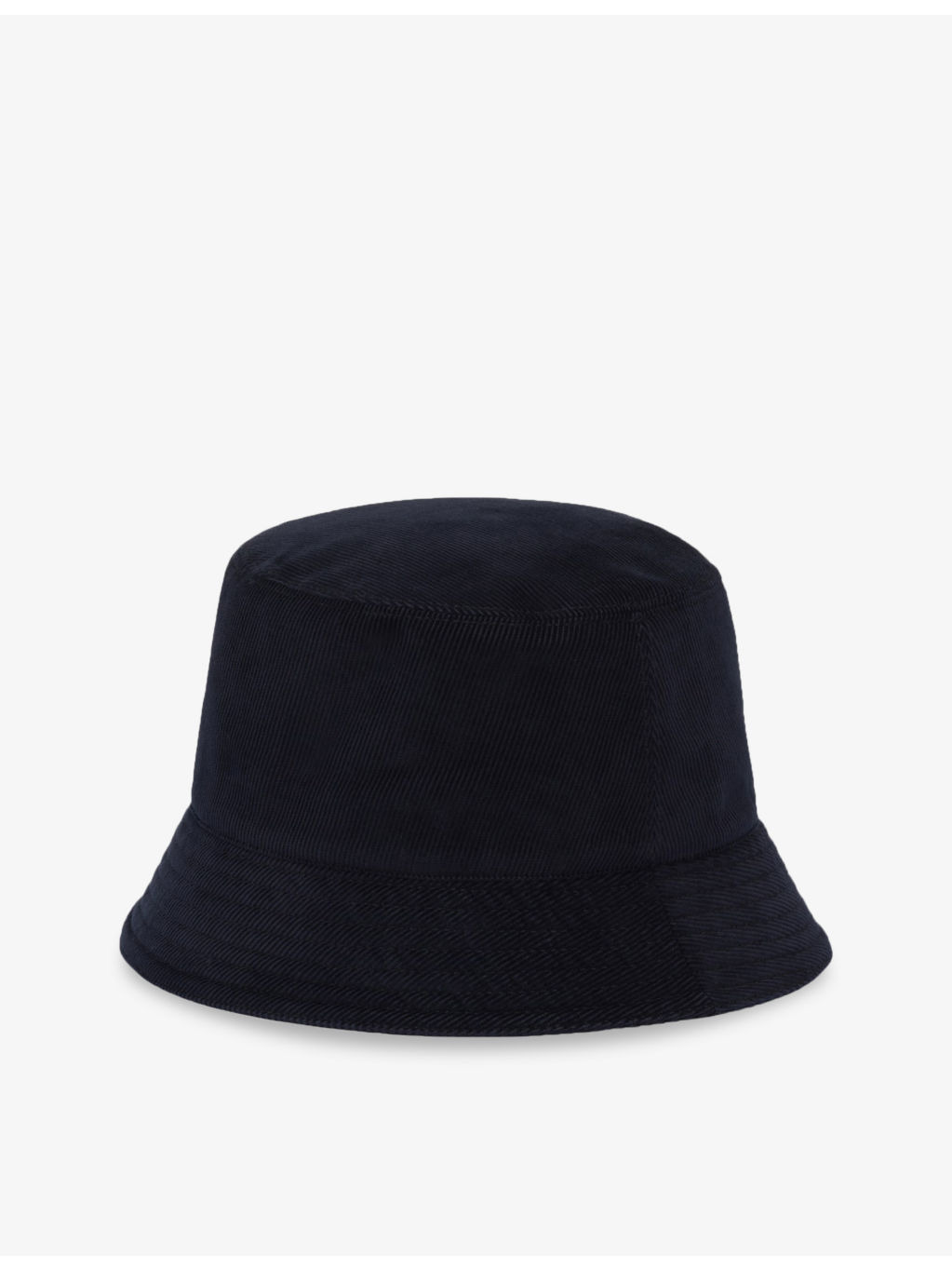 Brand-plaque wide-brim corduroy bucket hat - 3