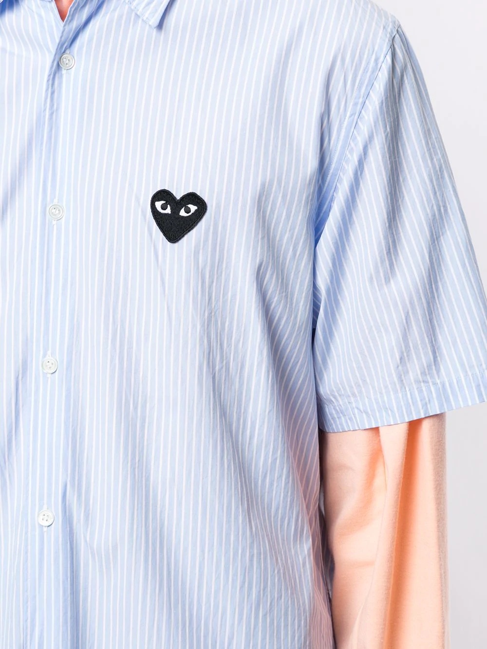 embroidered logo shirt - 5