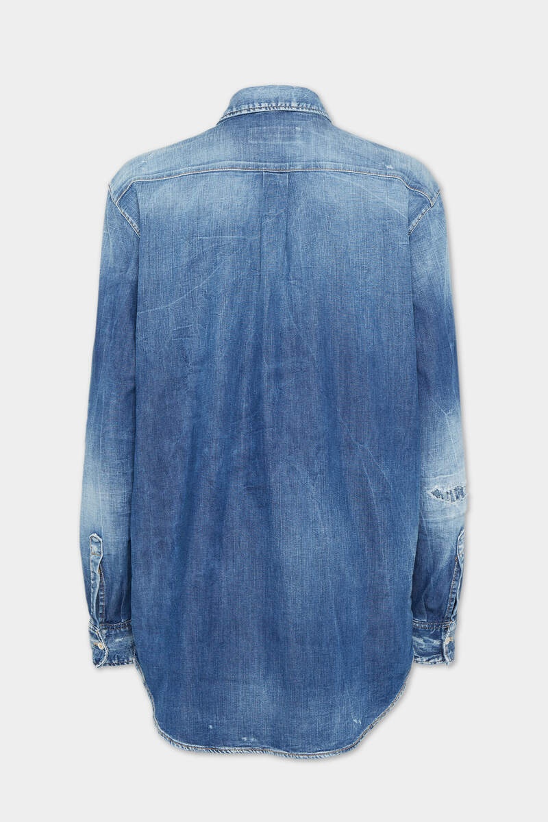 MEDIUM PERFECTO WASH MAXI DEAN SHIRT - 2
