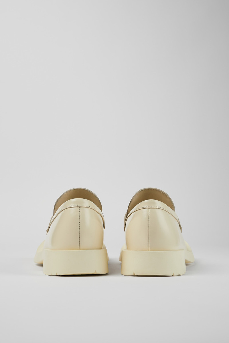 CAMPERLAB White Leather Moccasin outlook