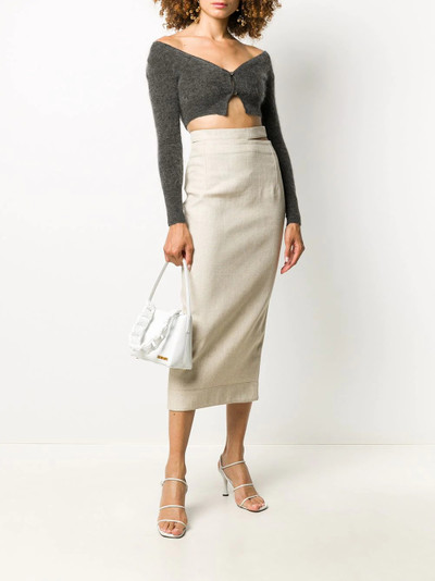 JACQUEMUS Alzou cropped cardigan outlook