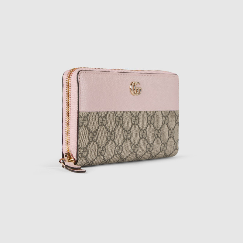 GG Marmont bi-color zip around wallet 3