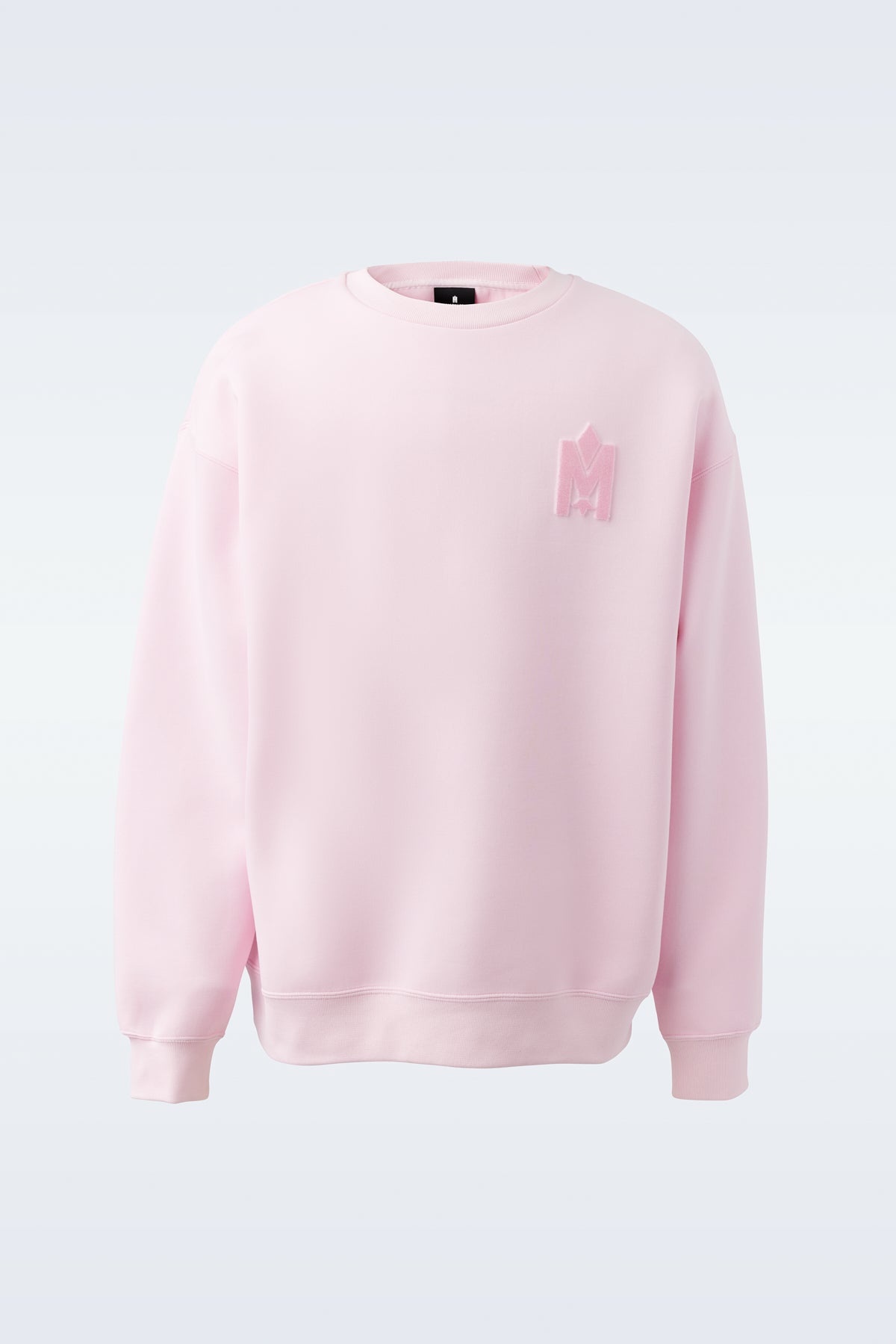 MAX Double face jersey sweatshirt with embroidered woodmark - 1
