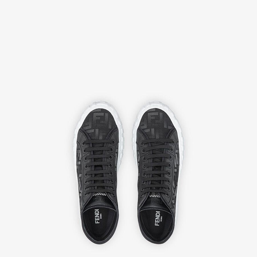 Black fabric high-tops - 4