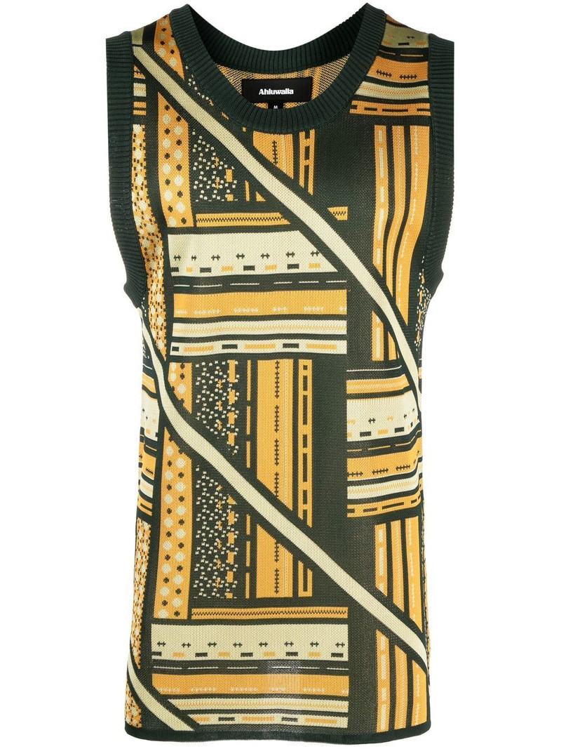graphic-print tank top 1