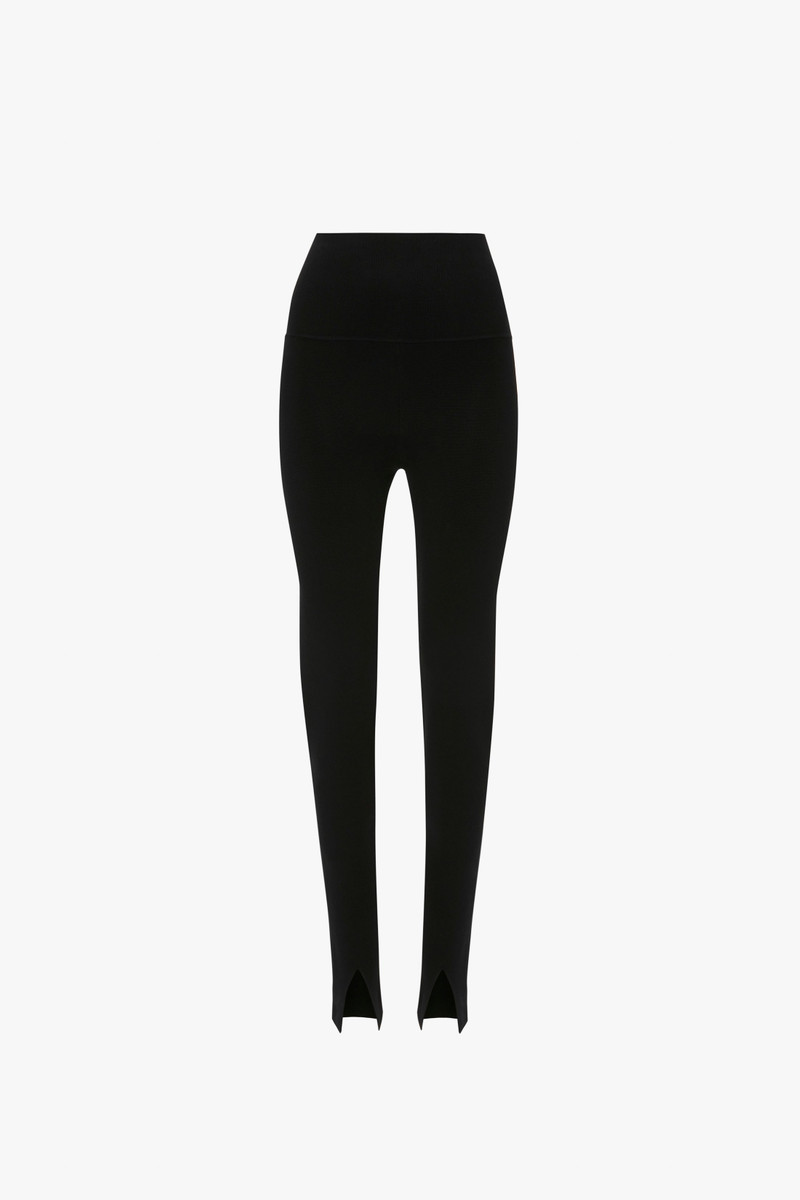VB Body Split Front Leggings In Black 1