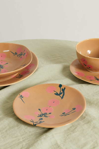 BERNADETTE Set of two 19cm ceramic side plates outlook