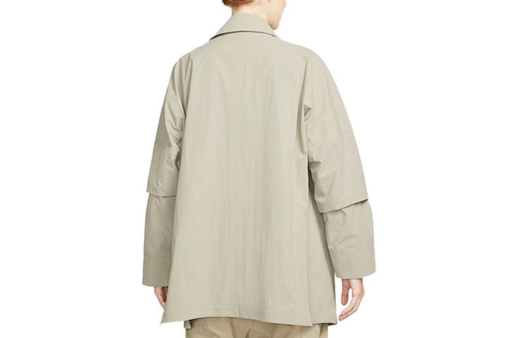 (WMNS) Nike ESC Series Solid Color Pocket High Collar Jacket DH2959-230 - 2