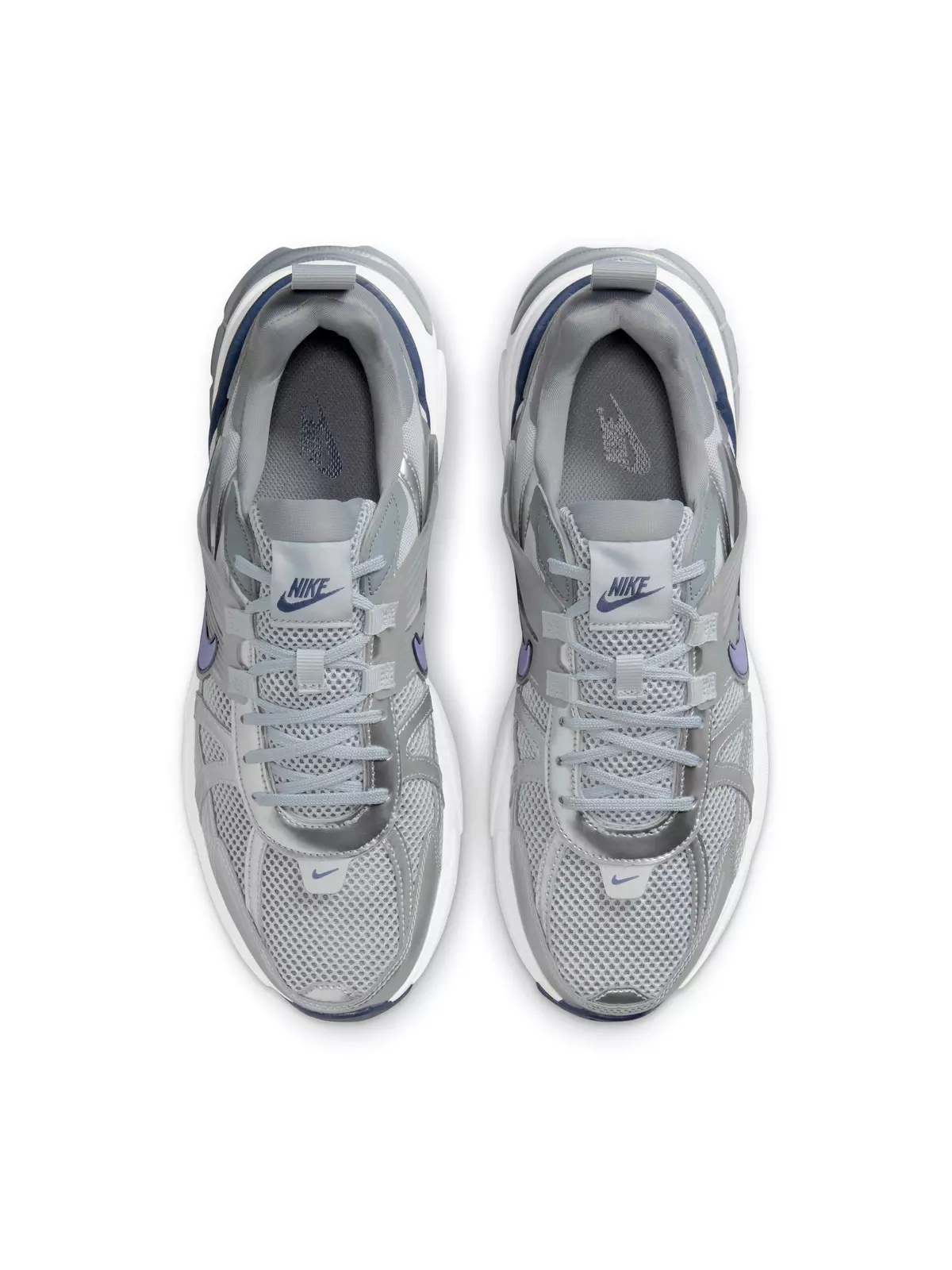 V2K Run "Wolf Grey/Cool Grey/White/Midnight Navy" Men's Shoe - 4